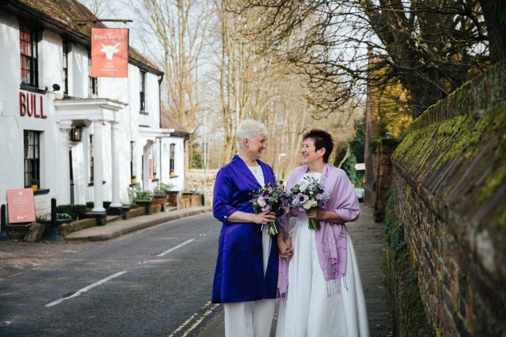 Kent Wedding at The Bull Hotel Wrotham – Wendy and Leigh