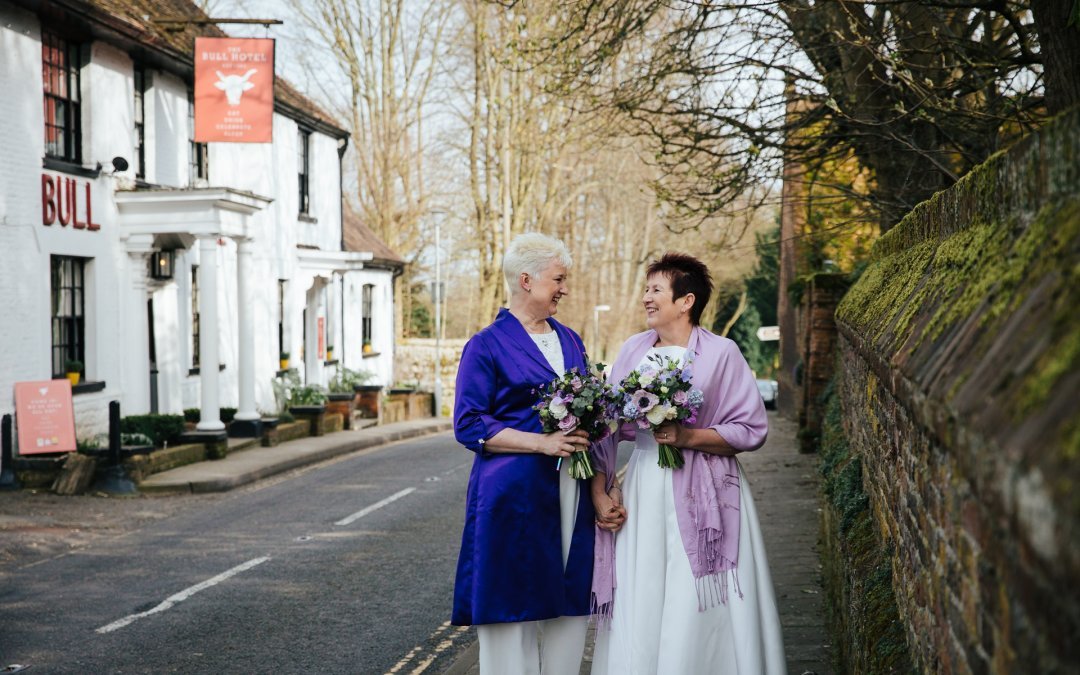 Kent Wedding at The Bull Hotel Wrotham – Wendy and Leigh