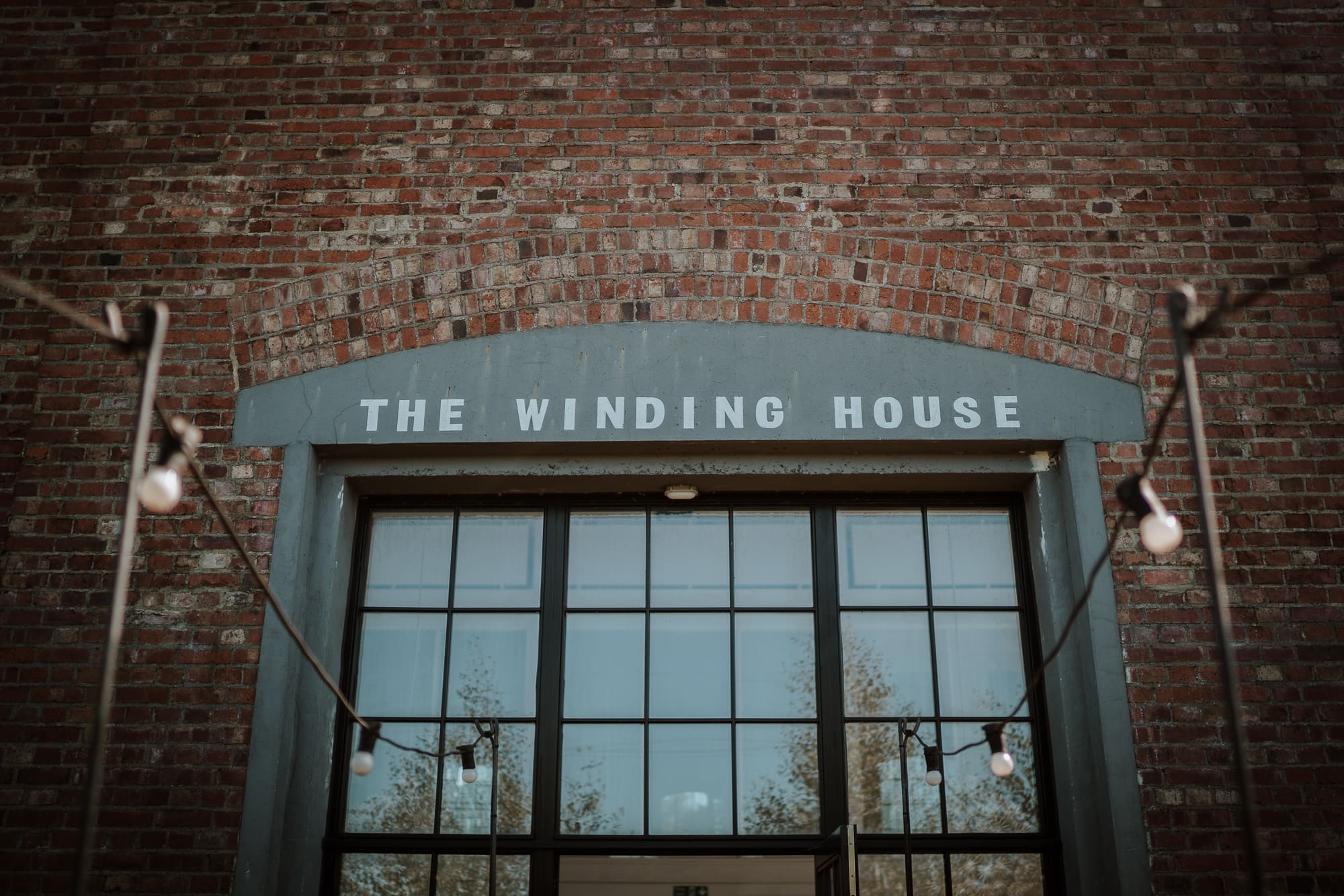 View of the impressive doors of The Winding House, a unique Kent Wedding Venue