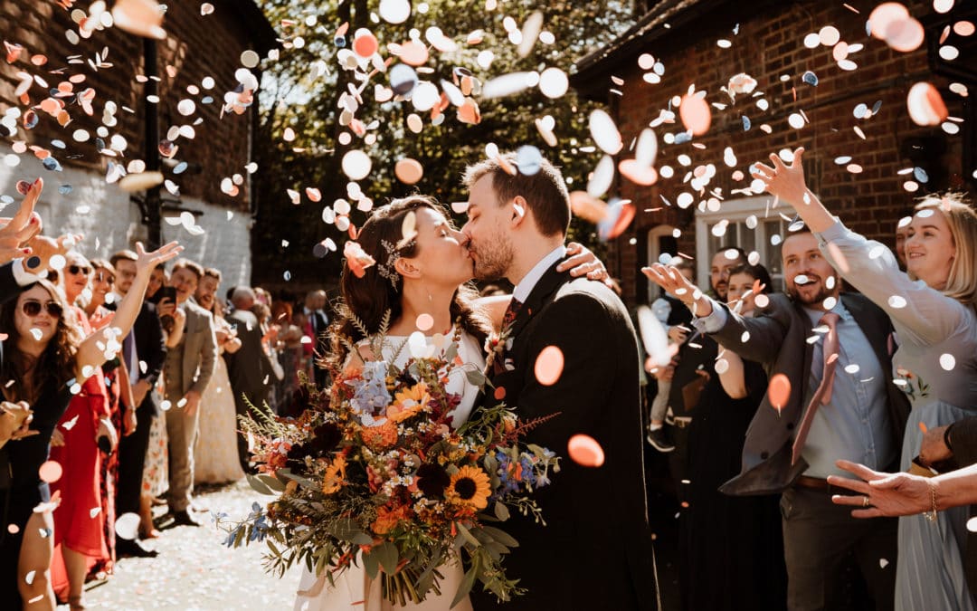 How to get the most epic wedding confetti shots