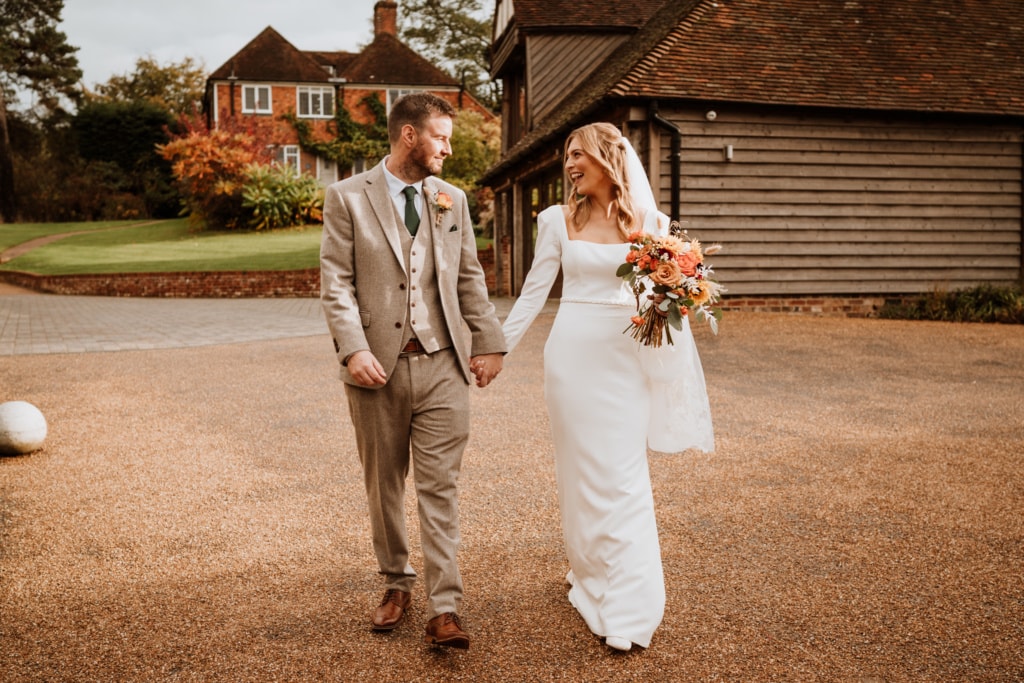 Couples portraits captured by a wedding photographer in Kent