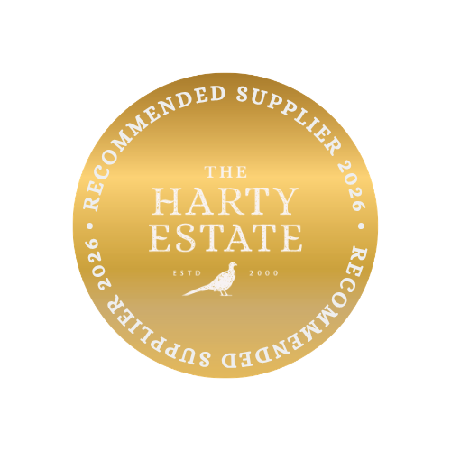 Gold rated supplier badge for The Harty Estate